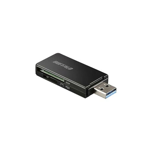 BUFFALO USB3.0 microSD/SDカード専用カードリーダー ブラック BSCR27U3BK BUFFALO USB3.0 microSD/SDカード専用カードリーダー ブラック BSCR27U3BK