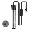 投げ込みヒーター 2024新型【スイッチ付き】浴槽用給湯器 70℃自動電源オフ 空焚き防止 自動パワーダウン保護 2M延長電源コ-ド やきつけ防止 防災 震災 ...