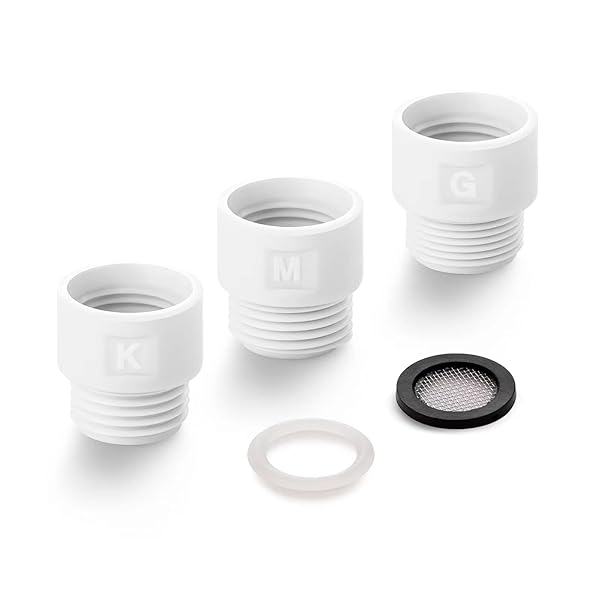 シャワーヘッド アダプター 3個セット KVK/MYM/東京ガスのシャワーホースとsaneiなどのシャワーヘッド..