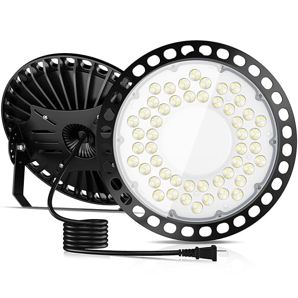 led投光器 投光器 高天井灯 LED高天井照明 100W 防水 100V 高輝度 18000lm 6500K 昼白色 UFO型 IP66 ハ..