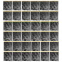 制振シート100mm×100mm×2mm 30枚入り 防音フォームパネル 断熱マット吸音マットシート 自動車用断熱フォーム デッドニング(ブラック)(2)