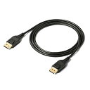 DisplayPort ケーブル 1.4規格 1.5m 8K/60Hz・4K/120Hz HDR10対応 ディスプレイポート DPケーブル 500-KC025-15