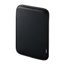 タブレットインナーケース 10.1インチ対応 スリップインタイプ ネオプレン製 ブラック PDA-TABS10BKN(2)