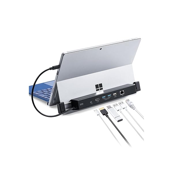 ɥå󥰥ơ Surface Pro(11) / Pro10 / Pro9 / Pro8 / Pro7 /Pro7 Plus/Pro X/Go 3 / Go 2 /Go HDMI USB3ݡ ͭLAN PD100W 400