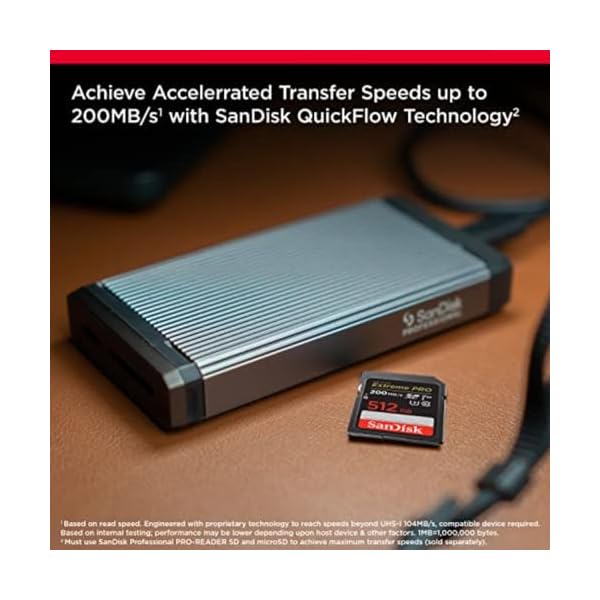 (サンディスク) 512GB Extreme PRO SDXC UHS-I メモリーカード - C10、U3、V30、4K UHD、SDカード- SDSDXXD-512G-GN4IN