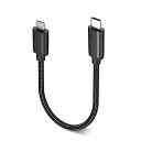 Type C Micro USB ケーブル 0.3m 1本セット (USB C to micro) OTGケーブル 2.4A出力 タイプC マイクロ タイプB ...