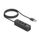 USB3.2 Gen1 バスパワー 4ポート ハブ ブラック 上挿しモデル BSH4U145U3BK(2)
