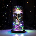 バラ 造花 24Kゴールドローズ 枯れない花 金メッキローズ LEDライト付き電池式 薔薇 花束 プレゼント バレンタインデー 母の日 誕生日 結婚記念日 クリ...