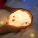 ナイトライト 充電式 授乳ライト 間接照明 ランプ ひつじ 羊 グッズ 常夜灯 叩く プニプニ 30分タイマー おしゃれ かわいい グッズ ルームライト 調光 目に優しい 枕元ライト 雰囲気作り インテリア 出産祝い 誕生日 プレゼント クリスマス