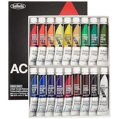 ホルベイン アクリリック カラー［ヘビーボディ］ AU7392 12ml スクール18色セット 17392ブランド色18色モデル17392商品説明【商品概要】美しい光沢と透明感、力強い発色と堅牢性があります。アクリリック カラー[ヘビーボディ]は、アーティストのあらゆる技法や用途に応えます。これまでのアクリル絵具の発色・光沢・透明感をさらに超え、濃度・安定性・耐久性を極めたアクリル樹脂絵具です。ホルベインが誇る技術力と絵具製造のノウハウを投入した自信作です。アクリリック カラー[ヘビーボディ]はあなたの無限に広がるアート表現を、サポートします。【商品説明】【商品詳細】商品種別：絵具商品名：ホルベイン アクリリック カラー［ヘビーボディ］ AU7392 12ml スクール18色セット 17392製造元：ホルベイン画材( Art Materials)商品番号：17392商品内容：12ml色：18色【当店からの連絡】