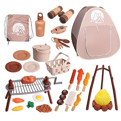 キャンプセット キャンプおままごと おもちゃ 男の子 女の子 子供用テント 秘密基地 キッズテント・シート 知育玩具 室外・室内遊具 収納バッグ付き プレゼント