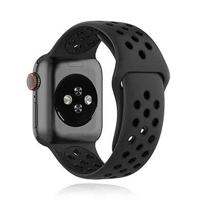 コンパチブル Apple Watch バンド 38mm 40mm 41mm 42mm 44mm 45mm 49mm,ソフトシリコンバンド 通気性 スポーツシリコンストラップリストバンド交換バンドリストバンド iWatch series SE/8/7/ コンパチブル Apple Watch バンド 38mm 40mm 41mm 42mm 44mm 45mm 49mm,ソフトシリコンバンド 通気性 スポーツシリコンストラップリストバンド交換バンドリストバンド iWatch series SE/8/7/