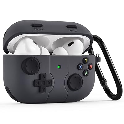 AirPods Pro 2 ケース 第1/2世代対応 エアーポッツプロ ケース カバー シリコンケース 3D 漫画 Airpods Pro 収納ケース 分離式 おしゃれ ワイヤレス充電対応 カラビナ付き LEDライト可視 2019/2022年発売用