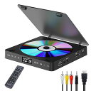 DVDプレーヤー 超小型 HDMI端子搭載 最大1080Pの解像度 空間を占めず CD再生に対応 ランダム再生 A-Bリピート USBメモり対応 3.5mオーデ...