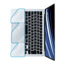 MacBook Air 13.6インチ M2チップ搭載モデル2022用 キズ防止 トラックパッド保護フィルム パームレスト保護フィルム スキンシール 抗菌 指紋...