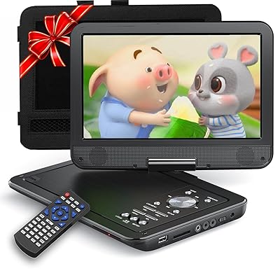 ポータブルDVDプレーヤー 12.5型 カーマウント付 10.5インチ液晶 4~6時間再生可能 内蔵充電池 地域制限なし メモリ再生 270度回転対応 USB/SDカード同期 TVポータブルカーDVDプレーヤー【ブルーレイ非対応】 ポータブルDVDプレーヤー 12.5型 カーマウント付 10.5インチ液晶 4~6時間再生可能 内蔵充電池 地域制限なし メモリ再生 270度回転対応 USB/SDカード同期 TVポータブルカーDVDプレーヤー【ブルーレイ非対応】