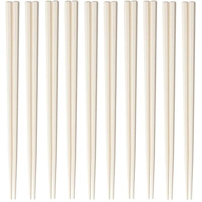 SPS製 リユース箸 六角 23cm ベージュ 業務用 3771187 10膳入