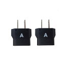 海外用変換プラグ Aタイプ 2個セット NTI-155