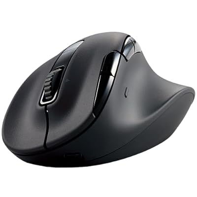 ワイヤレスマウス 静音 EX-G PRO XLサイズ Bluetooth 無線2.4GHz 両対応 充電式 8ボタン 高速スクロール チルトホイール 抗菌 ブラック M-XGXL50MBSKBK