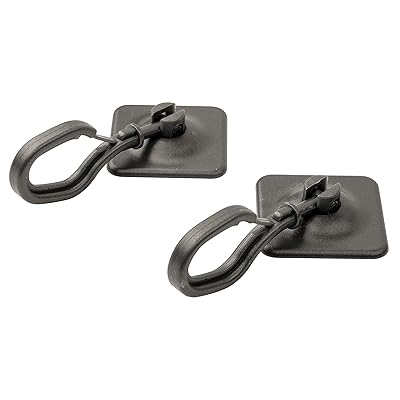 日よけ金具 シェード取付 両面テープ接着フック 2個組 ブロンズ オーニング シェード サンシェード 目隠し ABS樹脂 ナイロン樹脂 CLF-03