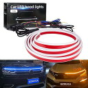 LED テープ フードライト LEDテープライト 流れるウインカー LED シーケンシャル 車用 防水 側面発光 極薄型 リモコン付き モード変更可能 シリコン...