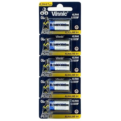 4LR44 6V アルカリ 乾電池 【 1シート 5個セット 】 水銀0% ブリスターパッケージ 4LR44 6V アルカリ 乾電池 【 1シート 5個セット 】 水銀0% ブリスターパッケージ