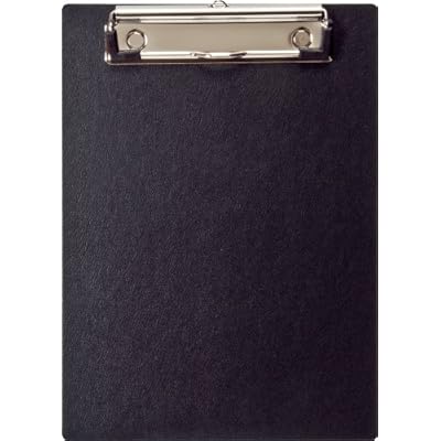 クリップボード A5 E型 バインダー ブラック QB-A501-D