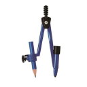 コンパス 安全コンパス ハリノック 鉛筆用 ブルー CP227BL
