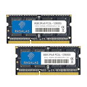 16GB PC3L-12800S PC3-12800 8GB×2枚 12800S DDR3 1600MHz ノートPC用メモリ SODIMM Memory RAM CL11 204Pin Non-ECC 電圧1.35V 1.5V 両対応(2)