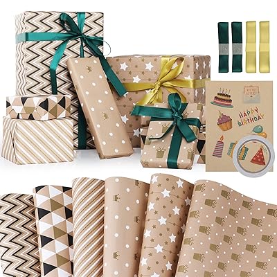 包装紙 ラッピングペーパー ドット柄 ストライプ 包装ペーパー 厚手 大判 梱包 折り ギフト包装 誕生日 クリスマス お祝い プレゼント ラッピング用品 包装...