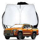 ruiya 新型 三菱 トライトン lc2t型 専用 サンシェード フロントガラス用 パラソル 車用サンシェード UVカット 日よけ 日除けシェード 車中泊 折...