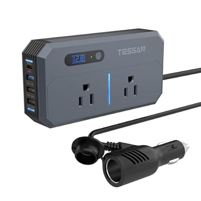 シガーソケット インバーター 12V 100V 車 コンセント カーインバーター 200W シガーソケット コンセント:DC11V-17Vを110V変換 車載充電器PD 30W 急速充電対応 AC差込2口 USB A 3ポート USB Cポート搭載