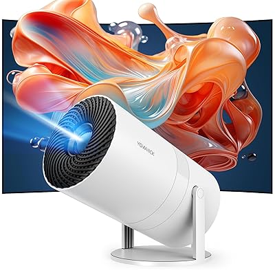 プロジェクター 家庭用【Android TV搭載・APP利用可能・270°回転】プロジェクター 小型 18000LM 1080P Wi-Fi6 4K対応 プロジェクター 天井投影 自動台形補正 Bluetooth5.3 HiFiスピーカー内蔵 ホーム