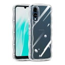 【2024年度 先行発売】新登場 Arrows We2 ケース クリア ウェーブ おしゃれ TPU 韓国 かわいい 可愛い スマホケース 人気 シンプル 滑り止...