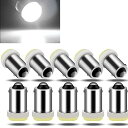 BA9S G14 LED バルブ シングル ピン角180°1連 メーター球 ホワイト 面発光 ナンバー灯 12V 10個(2)