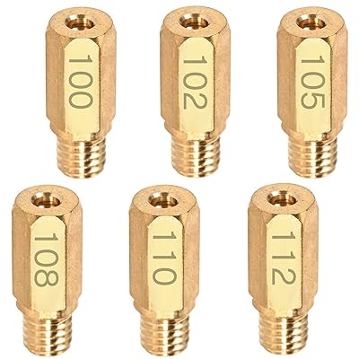 メインジェット PWK 六角大(6mmX16.5mm) #100#102#105#108#110#112 メインジェットセット ケーヒン PWK28/PE24用...