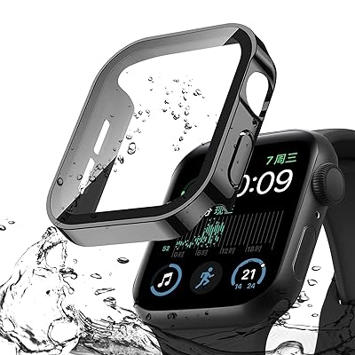 【2025新型】FALSAD Apple Watch カバー 46mm/42mm/44mm/40mm/45mm/41mm 対応 アップルウォッチ Series10/9/8/7/6/5/4/Se/Se2保護ケース、新デザイン3D直角エッジ PC+ガラス 【2025新型】FALSAD Apple Watch カバー 46mm/42mm/44mm/40mm/45mm/41mm 対応 アップルウォッチ Series10/9/8/7/6/5/4/Se/Se2保護ケース、新デザイン3D直角エッジ PC+ガラス