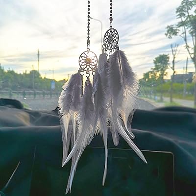 ドリームキャッチャー カーアクセサリー ペンダント 捕夢網 車飾り インテリア 窓飾り おしゃれ 精緻 乙女心 かわいい プレゼント 人気 ラッキー 祝福 幸せ...