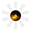 T10 24V LED アンバー イエロー ポジションランプ クリアランスランプ ルームランプ 無極性 LED T10 セラミック 放熱 300°超拡散角 10...