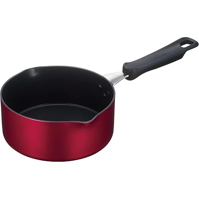 デュラブルシリーズ 片手鍋 クックパン 16cm レッド IH対応 KNA-016S R