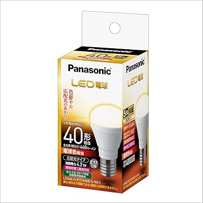 ߥ˥ץȥ LEDŵ E17 ŵ40 ŵ忧(4.2W) ۸ LDA4LGE17K40ESW2