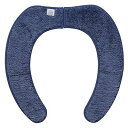 ぴたQ 吸着 べんざシート 極上もこふわ タフト生地 (ネイビー) 全型対応/貼るタイプ/洗濯OK/薄型パッケージタイプ