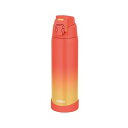 【食洗機対応】 水筒 真空断熱スポーツボトル 720ml オレンジグラデーション ワンタッチ・オープン スポーツ飲料OK 保冷専用 FJR-721 OR-G