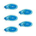 トンボ鉛筆 テープのり ピットエアー ミニ ブルー (テープ幅6mm×10m) 5個セット PN-EASC40-5P