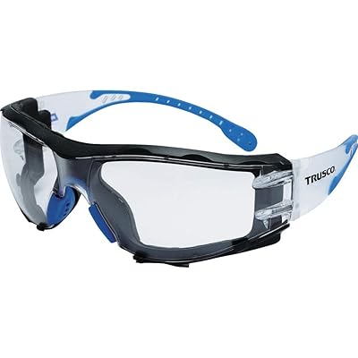 (トラスコ) 超軽量保護めがね26g 密着防塵フレーム付きクリアレンズ 収納袋付 SLPGG