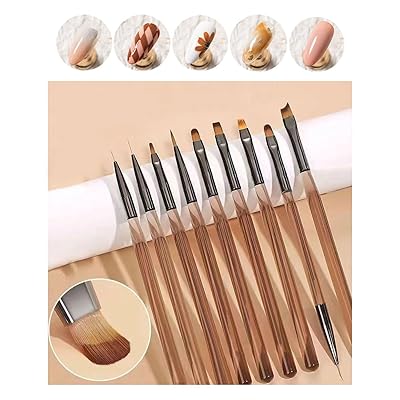 ジェルネイル筆 ジェルネイル ネイルアートブラシ ジェルネイル絵描きブラシ ネイルブラシ ジェルネイ..