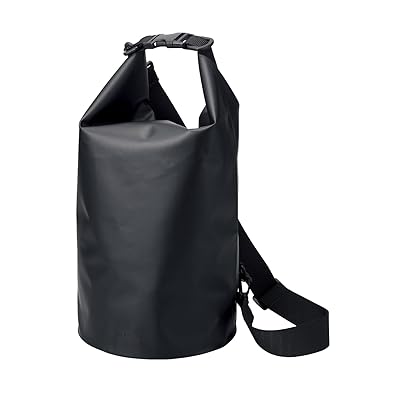 防水バッグ ドライバッグ ドラム型 10L 防塵 海 ジム 釣り キャンプ ブラック PWWPBD10BK