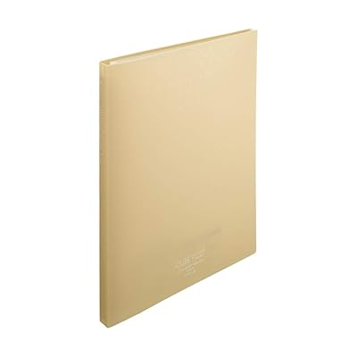 リヒトラブ クリヤーブック 交換式 A4 30穴 15ポケット ベージュ N7015-16