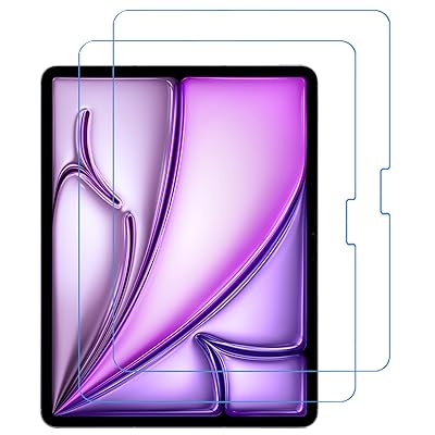 【2枚セット】iPad Air 13インチ M3 2025/M2 2024 強化ガラスフィルム アイパッド エアー13 インチ 保護フィルム 高透過率 硬度9H...