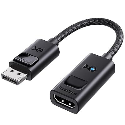 単方向 8K DisplayPort HDMI 変換 アダプタ、[8K@60Hz / 4K@240Hz]、DisplayPort1.4 - HDMI2.1 (DP HDMI 変換)、RTX4080 / RX7900対応、PS5 / Xbox非対応/V